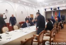 Belarus-Ukrayna sınırındaki “Kiev-Moskova” görüşme, saat 13:00 itibariyle başladı.